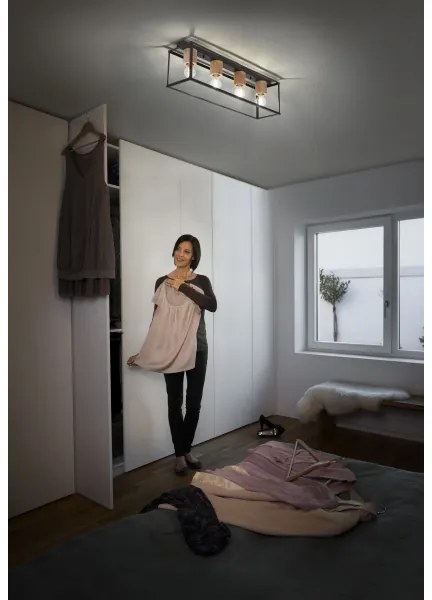 Ledvance - Lampadario a plafone DECOR 4xE27/15W/230V