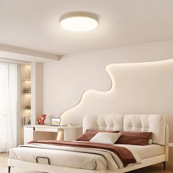 Brilagi - Lampada LED dimmerabile POOL SMART LED/48W/230V Ø 40 cm Wi-Fi Tuya beige + telecomando