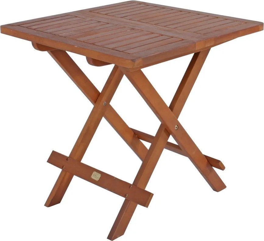 Tavolino da giardino in acacia massiccia 50x50 cm Cleveland – Garden Pleasure