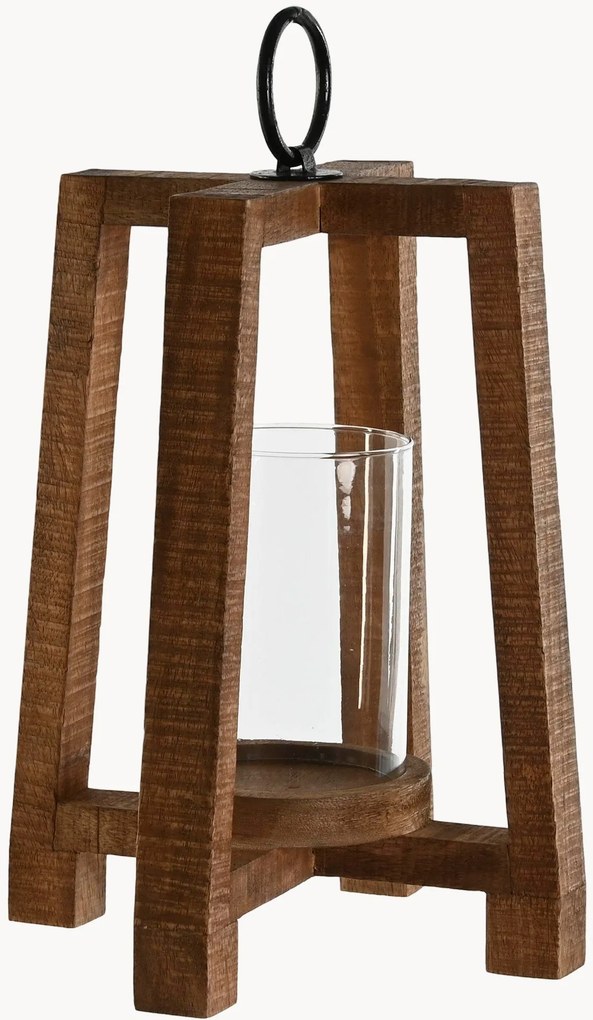 Lanterna in legno di mango Delilah