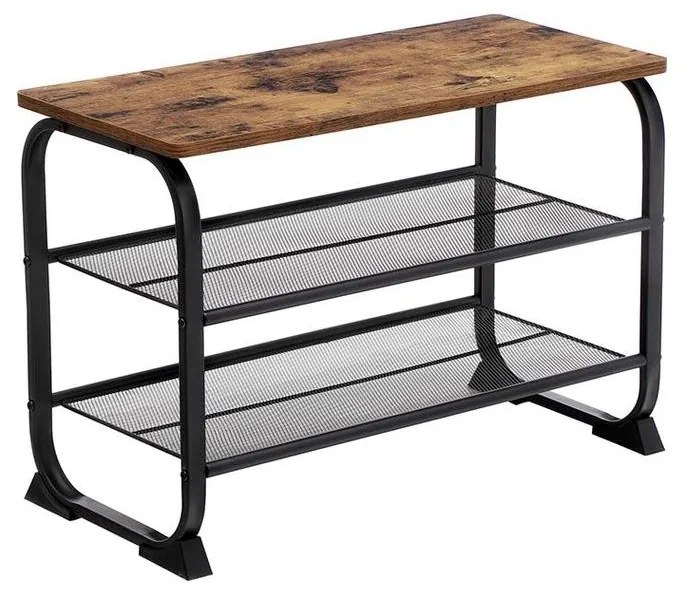 Scarpiera DAVOR marrone/nera