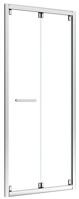 Kit vetro per doccia ad apertura pieghevole Easy L 90 x H 190cm, Sp. 6 mm trasparente