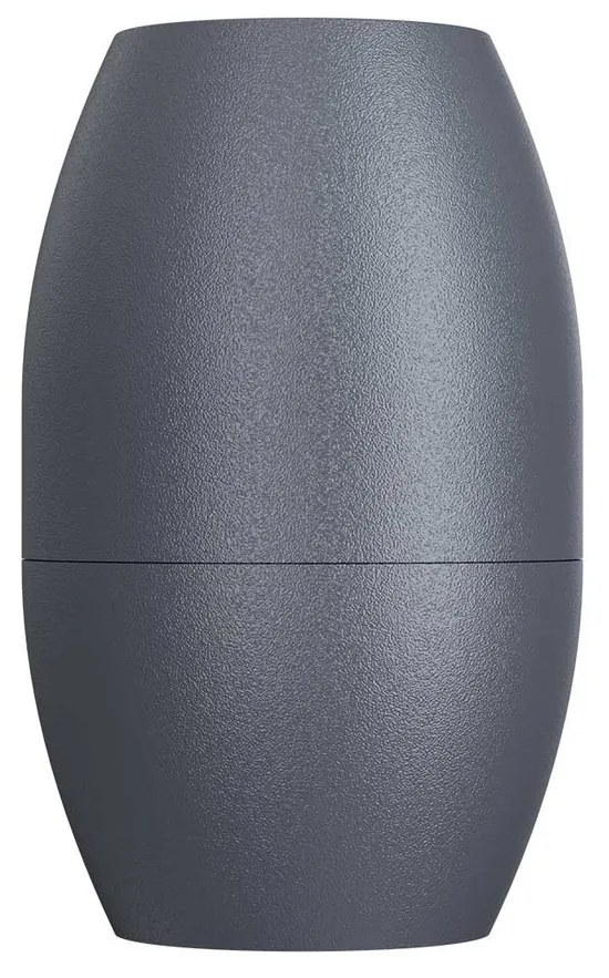 Applique Ovale Monodirezionale IP65 GU10 per esterni - Grigia