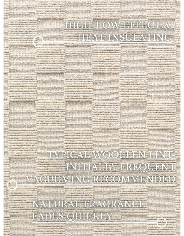 Tappeto color crema in lana tessuto a mano 200x300 cm Scala – Villeroy&amp;Boch