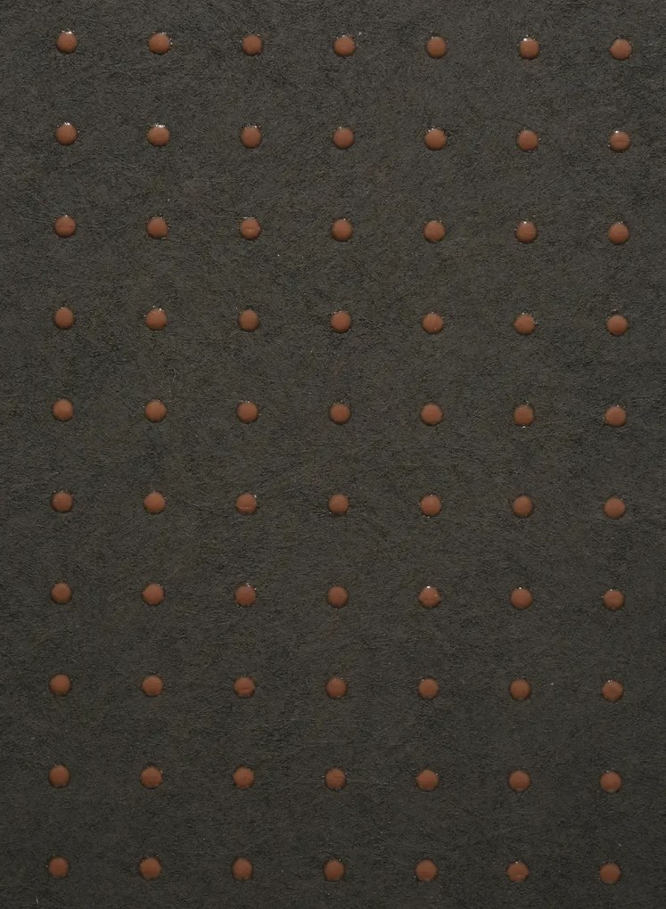 Arte International Carta da parati Dots - 31035 - Deeply Dark Natural Umber