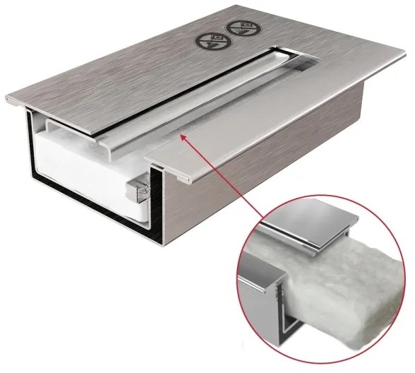 BIO camino HOTEL/MINI 25,2x39cm 1kW bianco