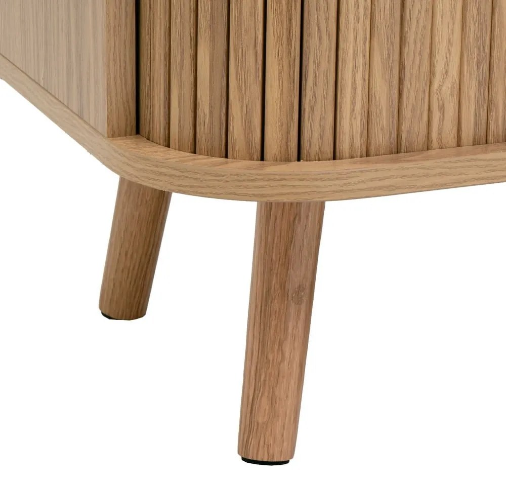 Libreria di colore naturale con effetto rovere 80x172x40 cm Elia – Casa Selección