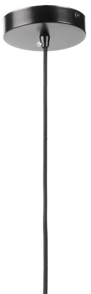 ONLI - Lampadario a sospensione con filo YONG 1xE27/22W/230V nero diametro 46 cm