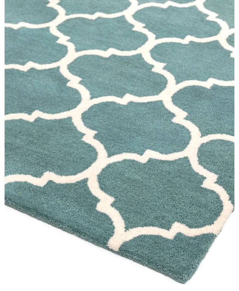 Tappeto in lana blu tessuto a mano 160x230 cm Albany - Asiatic Carpets