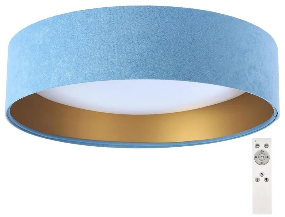 Plafoniera LED dimmerabile SMART GALAXY LED/24W/230V blu/oro + tc