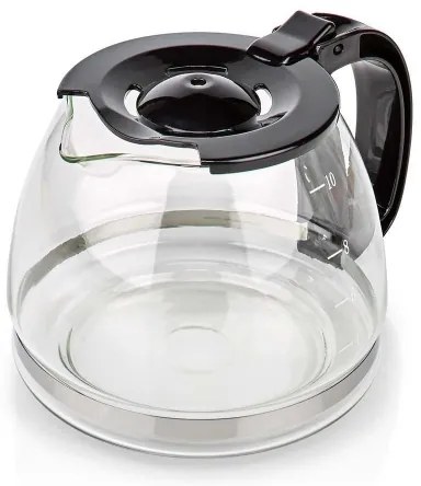 Nedis KACM150EBK - Caffettiera a goccia da 1,25 l con funzione di mantenimento della temperatura