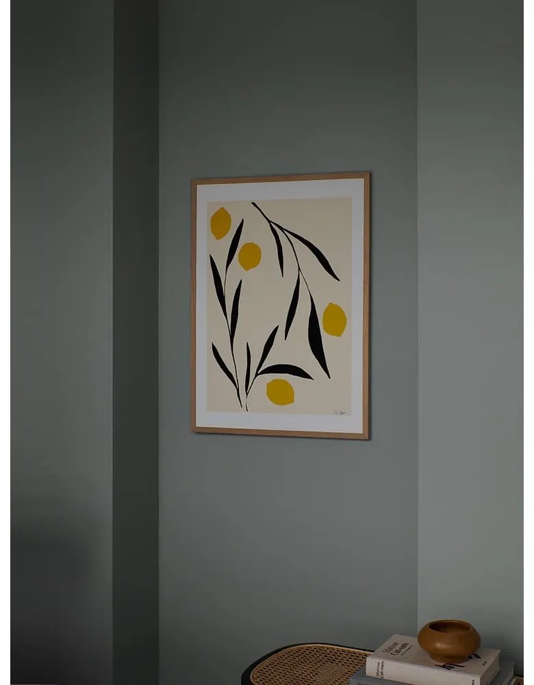 Poster 30x40 cm Lemon – Anna Mörner – The Poster Club