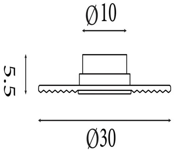 Searchlight 32210AM - Applique dimmerabile a LED CLEO/9,4W/230V ottone