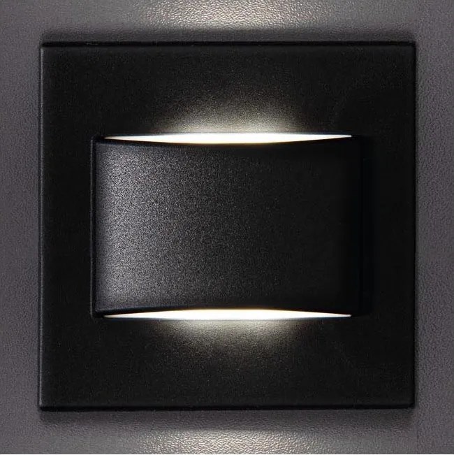 Kanlux 33337 - Lampada per scale LED ERINUS LED/1,5W/12V 4000K nera