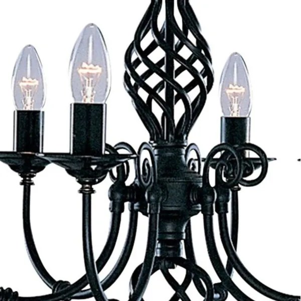 Searchlight 3379-6 - Lampadario a sospensione con catena ZANZIBAR 6xE14/60W/230V