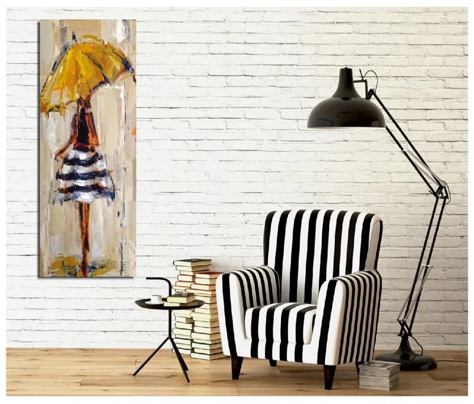 Pittura su tela Josephine, 30 x 80 cm - Wallity