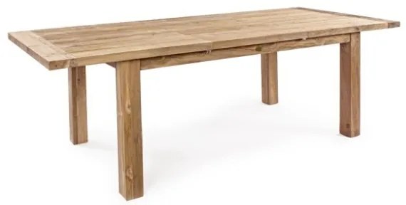 Tavolo Da Esterno Allungabile 180-250 Cm In Legno Massello Rustico FSC Bounty Bizzotto