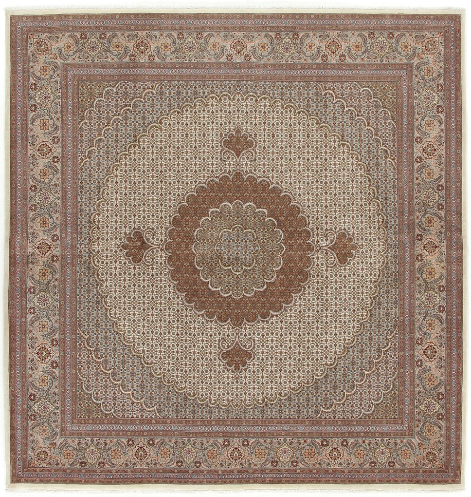 Tabriz Tappeto persiano 210 x 200 (Iran) Annodato A Mano