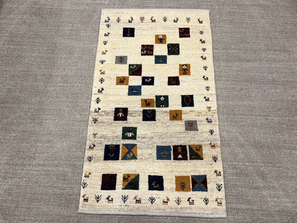 Gabbeh Tappeto persiano 80 x 140 (Iran) Annodato A Mano