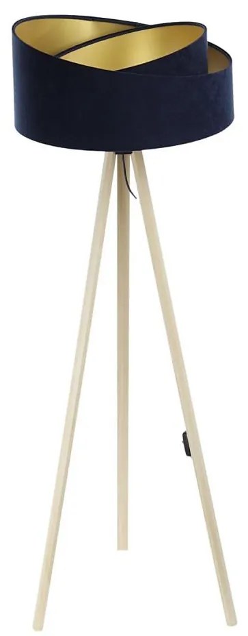 Lampada da terra GALAXY 1xE27/60W/230V blu/beige