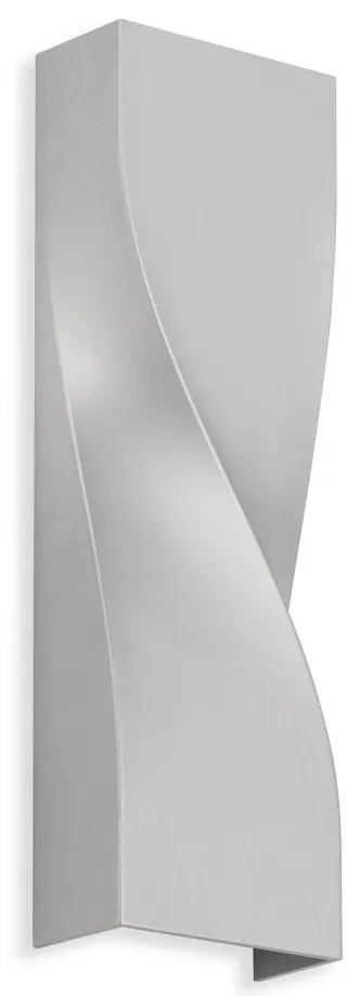 Telefunken 312704TF-Applique a LED da esterno 2xLED/5,5W/230V IP44 argento