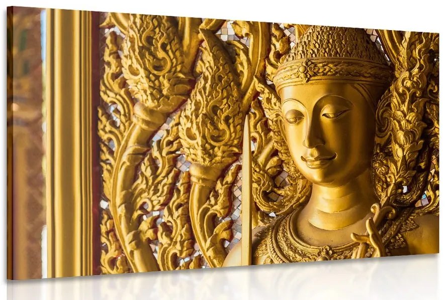 Stampa su tela – Statua di Buddha nel tempio