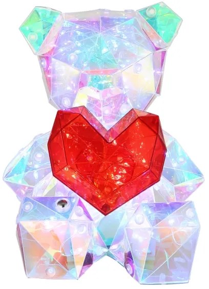 Globo 28058K - Lampada da tavolo dimmerabile BRONDAR LED/3W/5V 1200 mAh orso