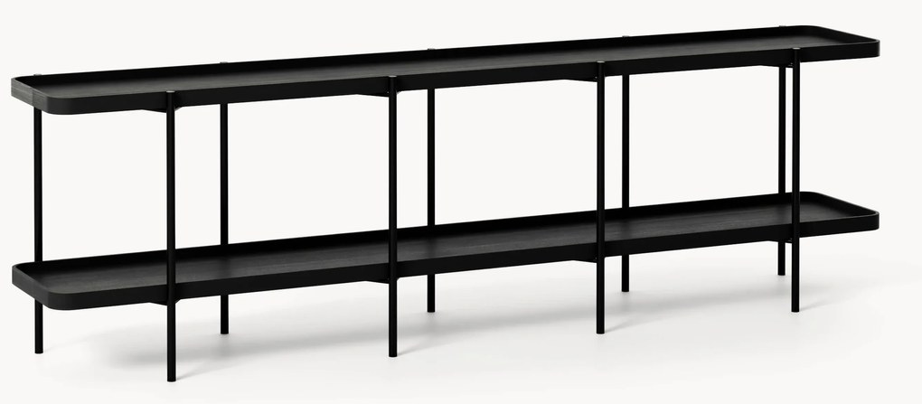 Scaffale basso in legno Renee