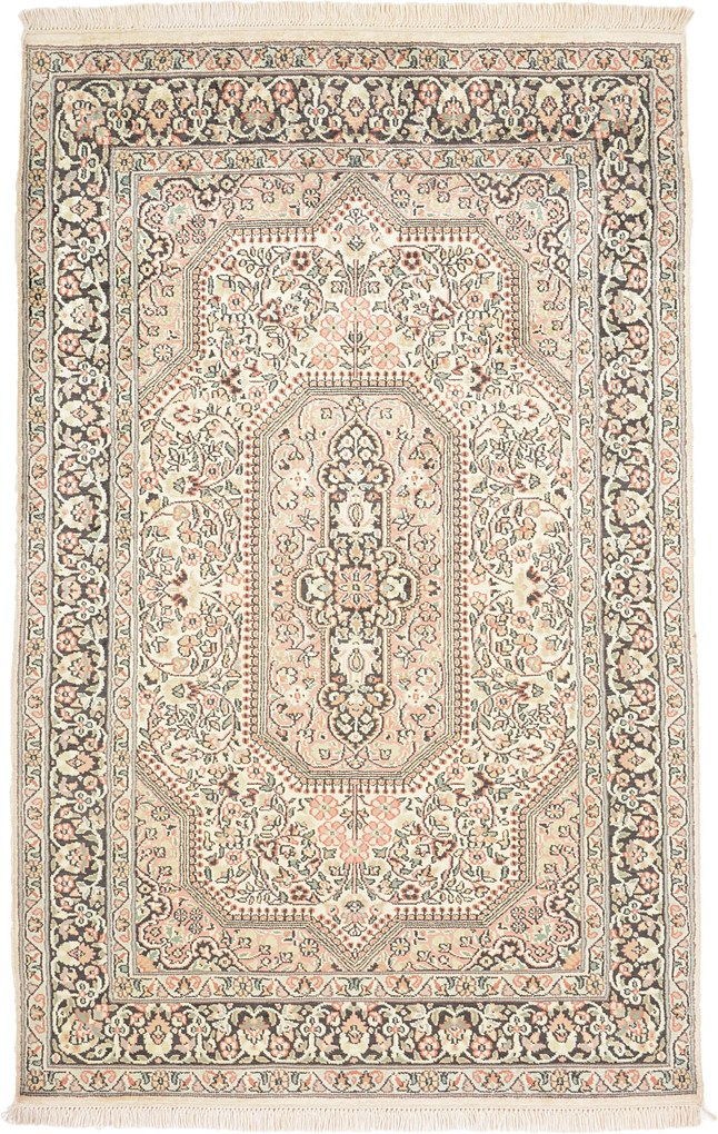 Cashmere Silk Tappeto 100x150 (Indian) Annodato A Mano