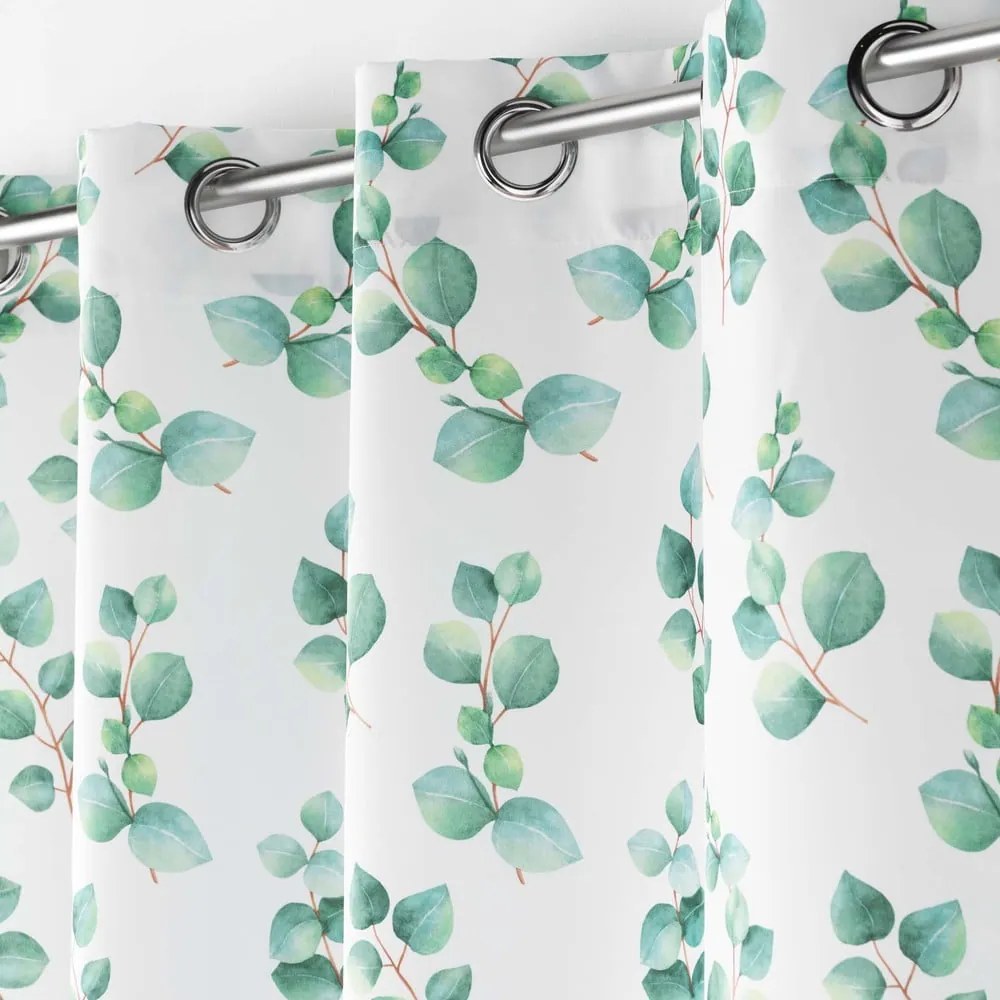Tenda bianco-verde 140x280 cm Leandre - douceur d'intérieur