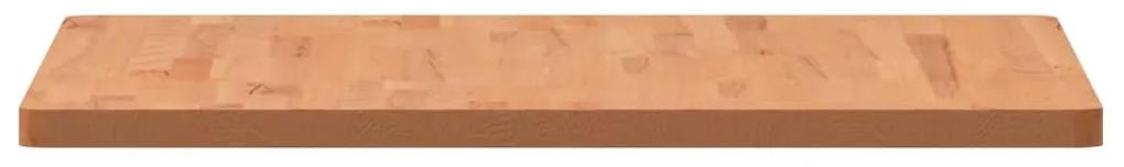 Piano per Tavolo 70x70x2,5 cm Quadrato Legno Massello di Faggio