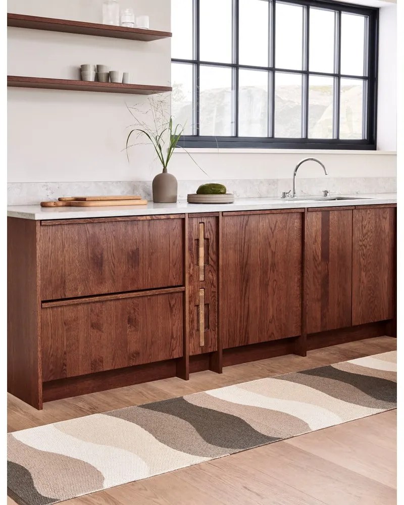 Tappeto da interno/esterno marrone/beige 70x100 cm Urvi Earth – Pappelina