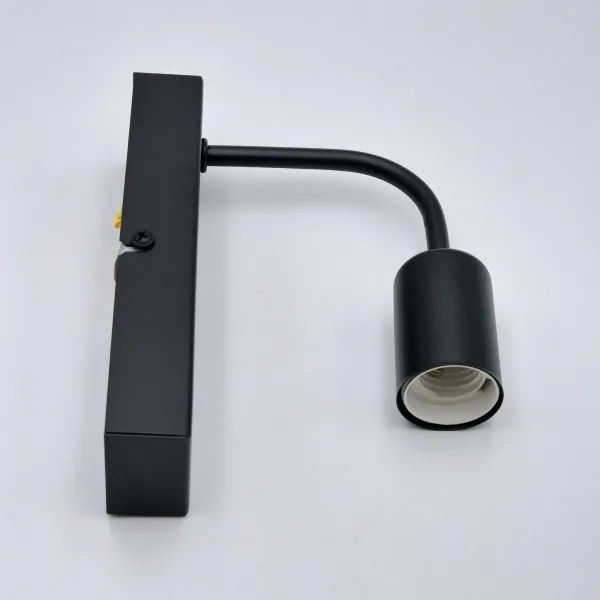 Applique ASTRID 1xE27/60W/230V opaco nero