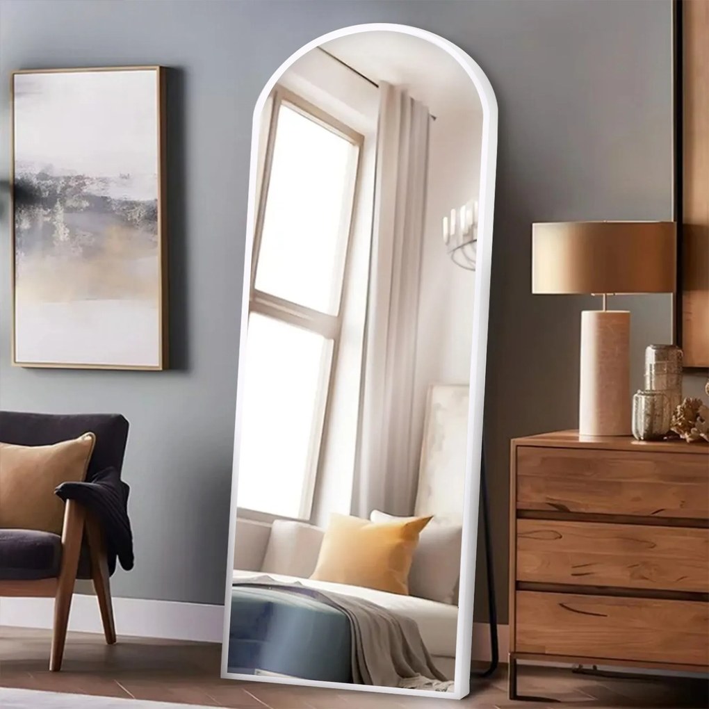 Specchio Bianco da Parete/da Terra 150 cm 109