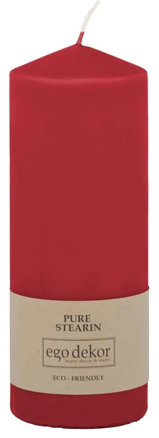 Candela rossa Top, tempo di combustione 50 h Eco - Eco candles by Ego dekor