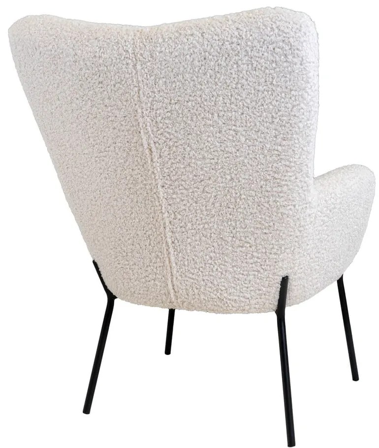 Poltrona in pelliccia sintetica bianca Glasgow - House Nordic