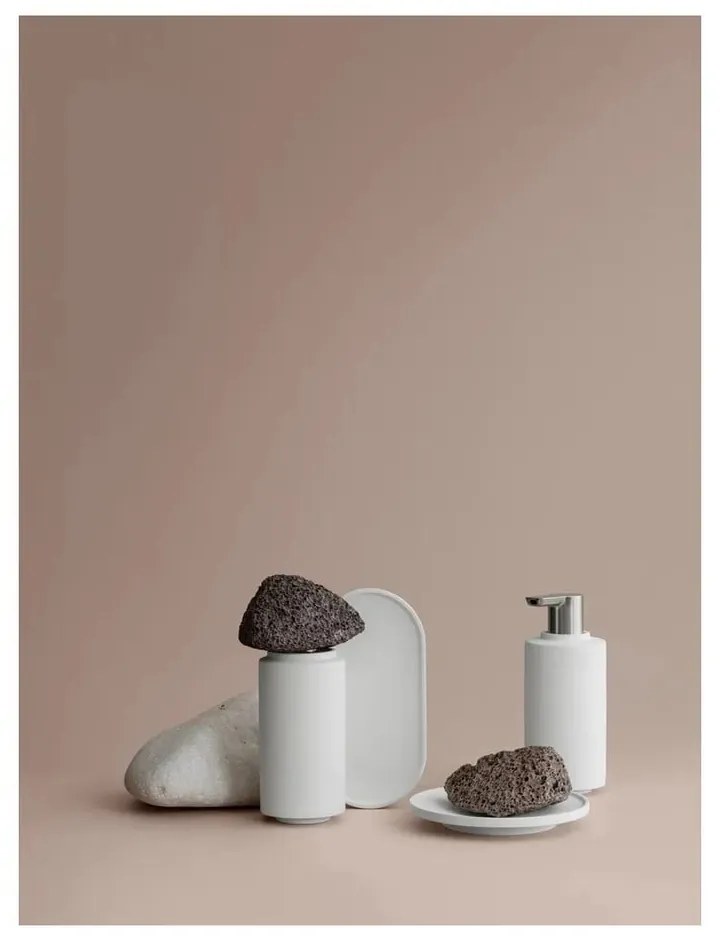 Scopino bianco in calcestruzzo Creto - Blomus