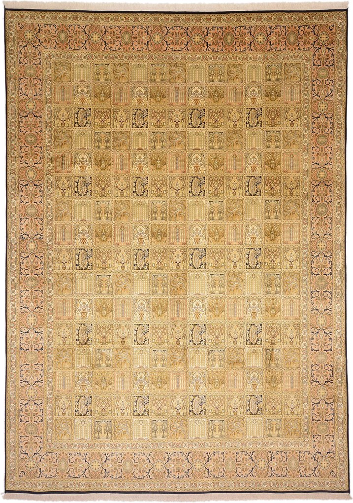 Cashmere Silk Tappeto 250 x 340 (Indian) Annodato A Mano