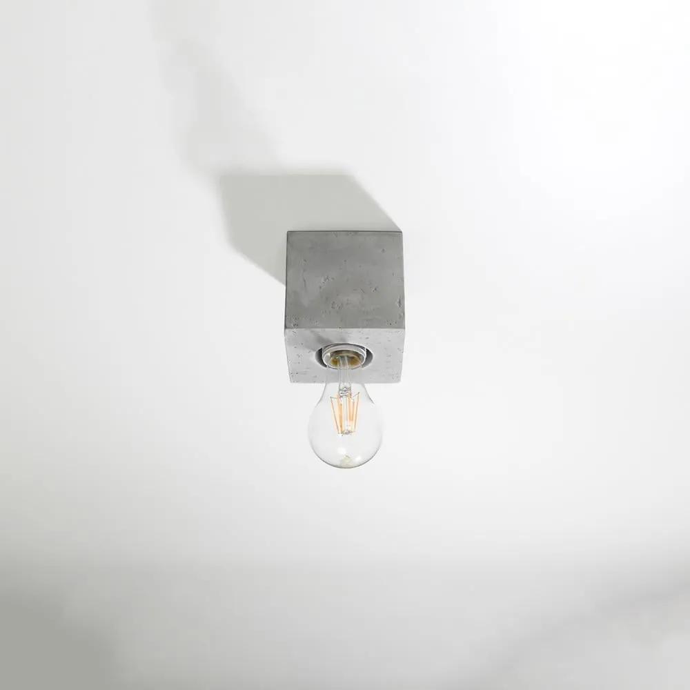 Lampada da soffitto grigia 10x10 cm Gabi - Nice Lamps