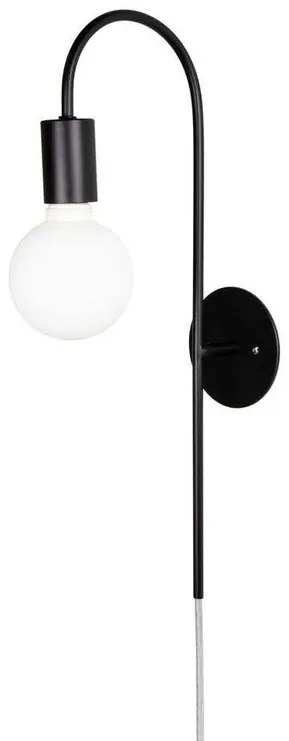 Grace Applique Da Parete Nero - Globen Lighting