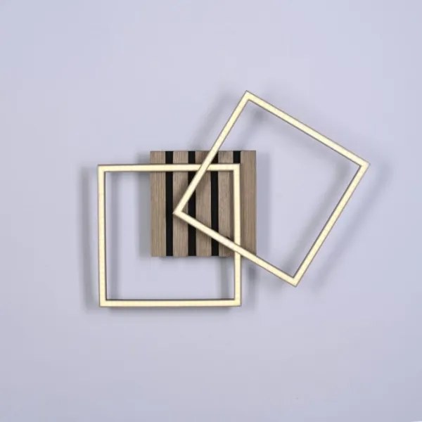 JUST LIGHT. 14053-79 - Plafoniera LED AKUSTIKA LED/15W/230V rovere/nero