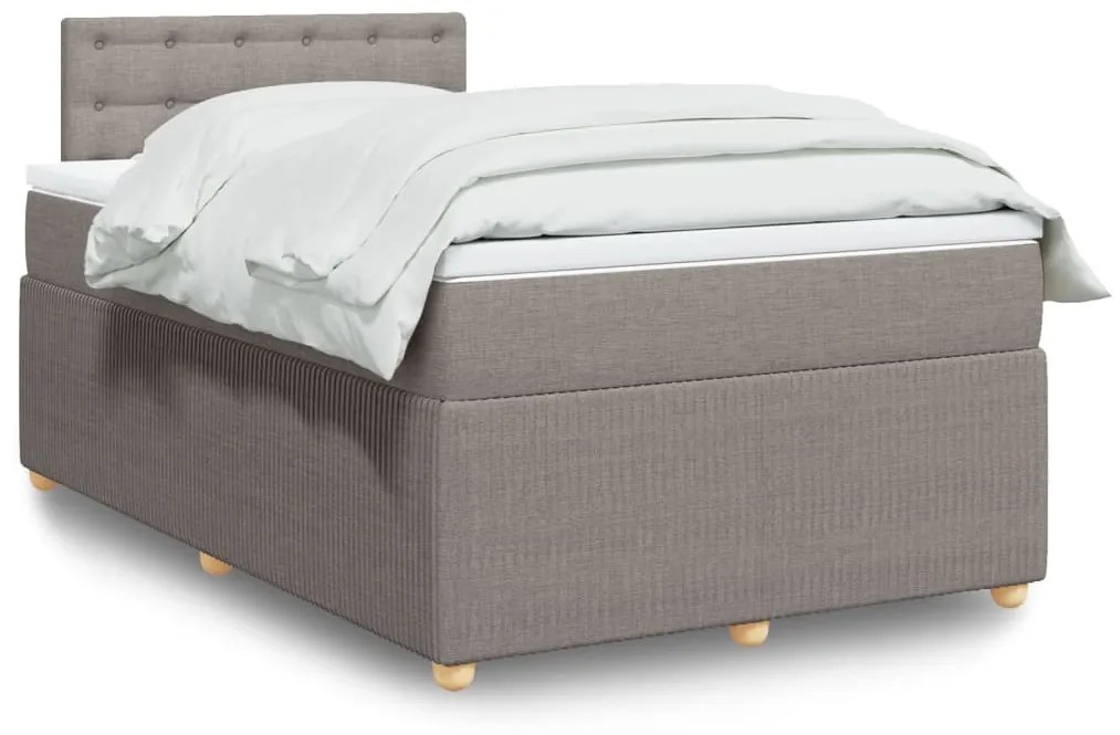 Giroletto A Molle Con Materasso Tortora 120x200 Cm İn Tessuto /