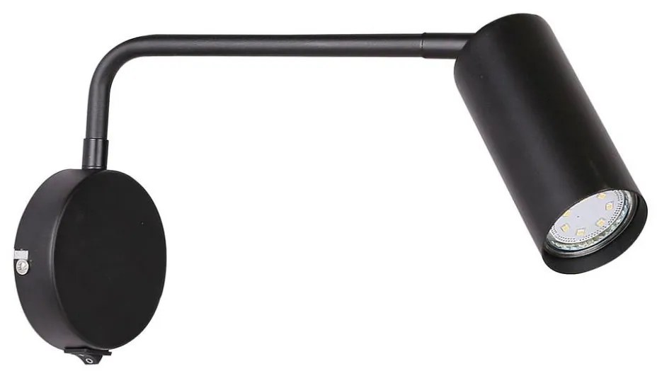 Lampada da muro  TINA 1xGU10/15W/230V nera