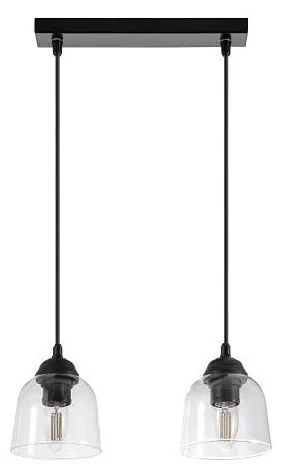 Lampadario su filo 2xE27/60W/230V