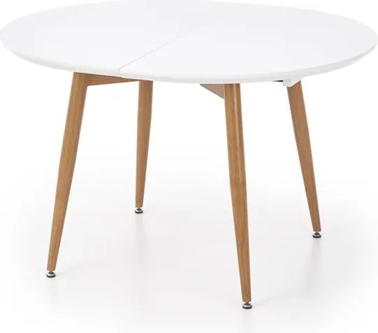 Tavolo allungabile Edward in rovere miele - L 120-200 x l 100 x h 75 cm