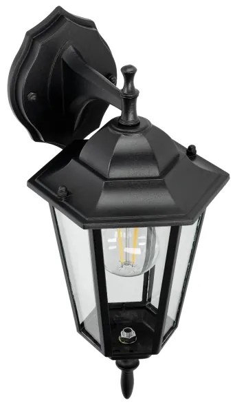 Applique da esterno 1xE27/60W/230V IP44 nera
