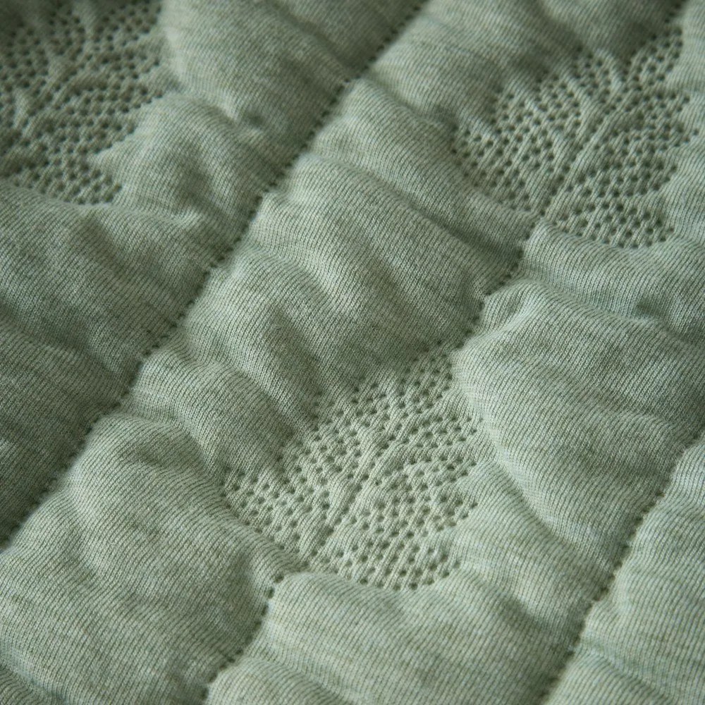 Set copripiumino e federa verde per letto matrimoniale 3 pezzi 200x200 cm Tamba Leaf – Pineapple Elephant
