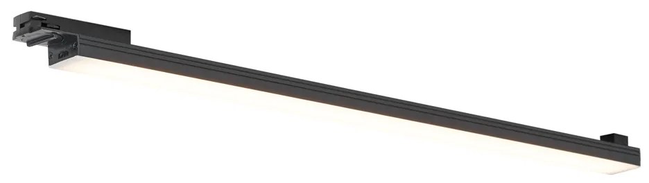 Plafoniera moderna nera per sistema a binario monofase 15W 1180 lm 2700-3800K - Iconic Tsiri