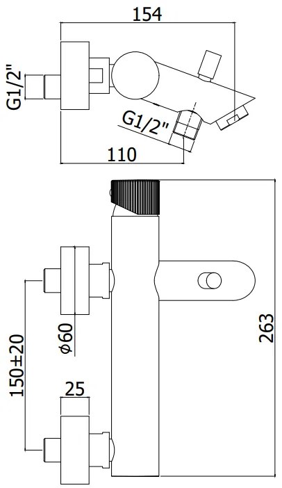 Paffoni Jo Jo022cr Miscelatore Vasca Senza Duplex Senza Doccetta Cromo