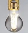 Lampadina led filamento smoke attacco e27 8w 210lm 1800k 300° 60x10...